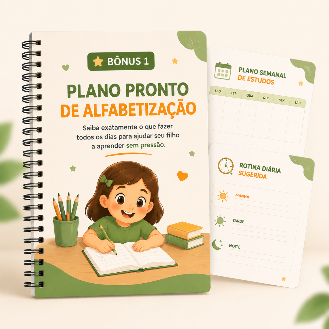 Bônus 1 — Plano Pronto de Alfabetização